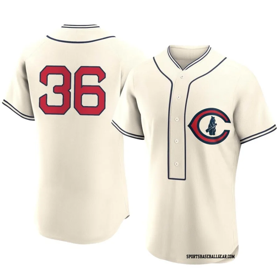 Trey Mancini Men's Chicago Cubs Cream Authentic 2022 Field Of Dreams Jersey