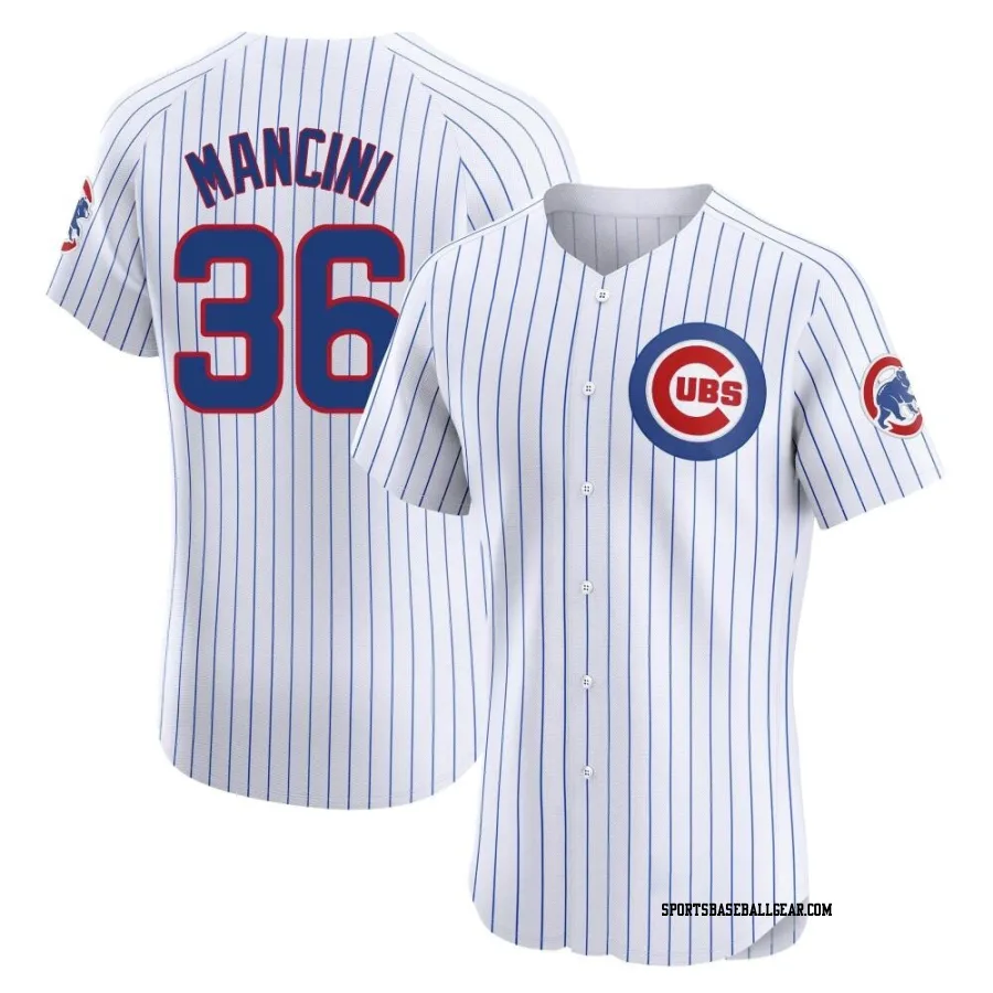 Trey Mancini Men's Chicago Cubs White Elite Home Jersey