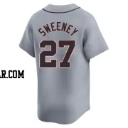 Trey Sweeney Men's Detroit Tigers Gray Limited Road Jersey