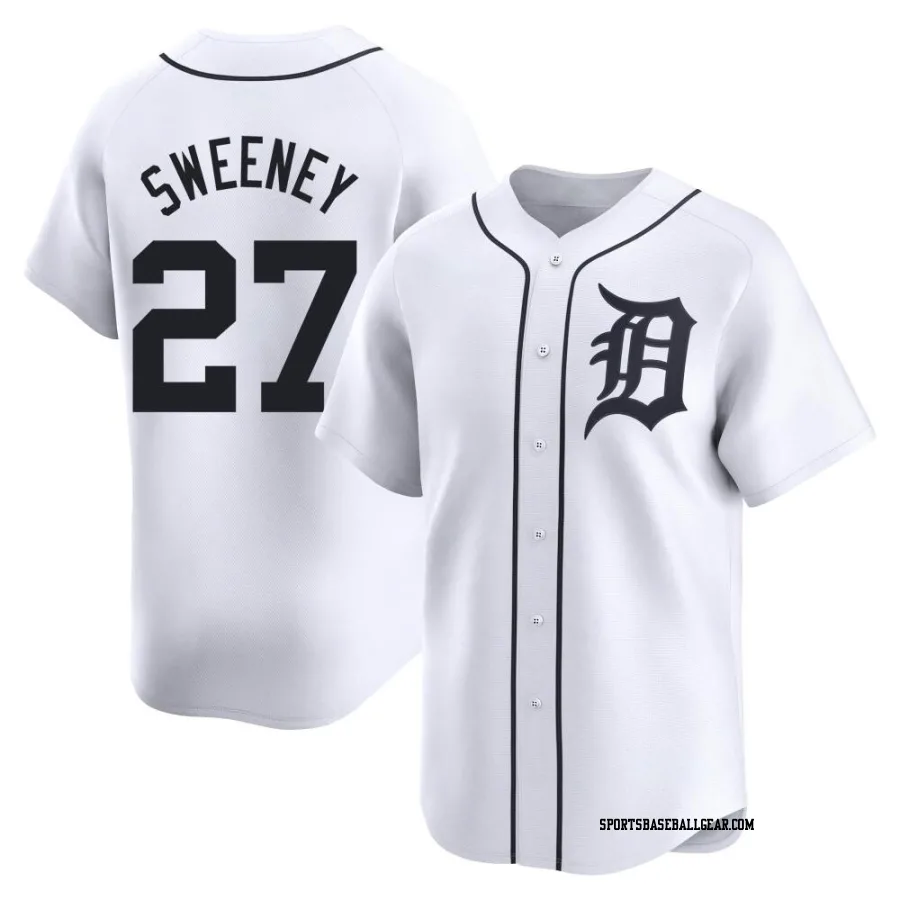 Trey Sweeney Youth Detroit Tigers White Limited Home Jersey