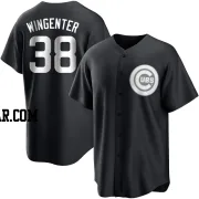 Trey Wingenter Men's Chicago Cubs Black/White Replica Jersey