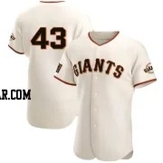 Tristan Beck Men's San Francisco Giants Cream Authentic Home Jersey