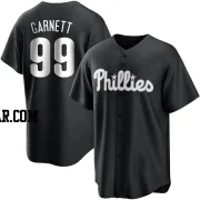 Tristan Garnett Youth Philadelphia Phillies Black/White Replica Jersey