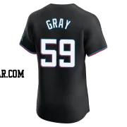 Tristan Gray Men's Miami Marlins Black Elite Alternate Vapor Premier Jersey