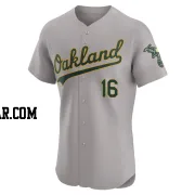 Tristan Gray Men's Oakland Athletics Gray Elite Road Jersey