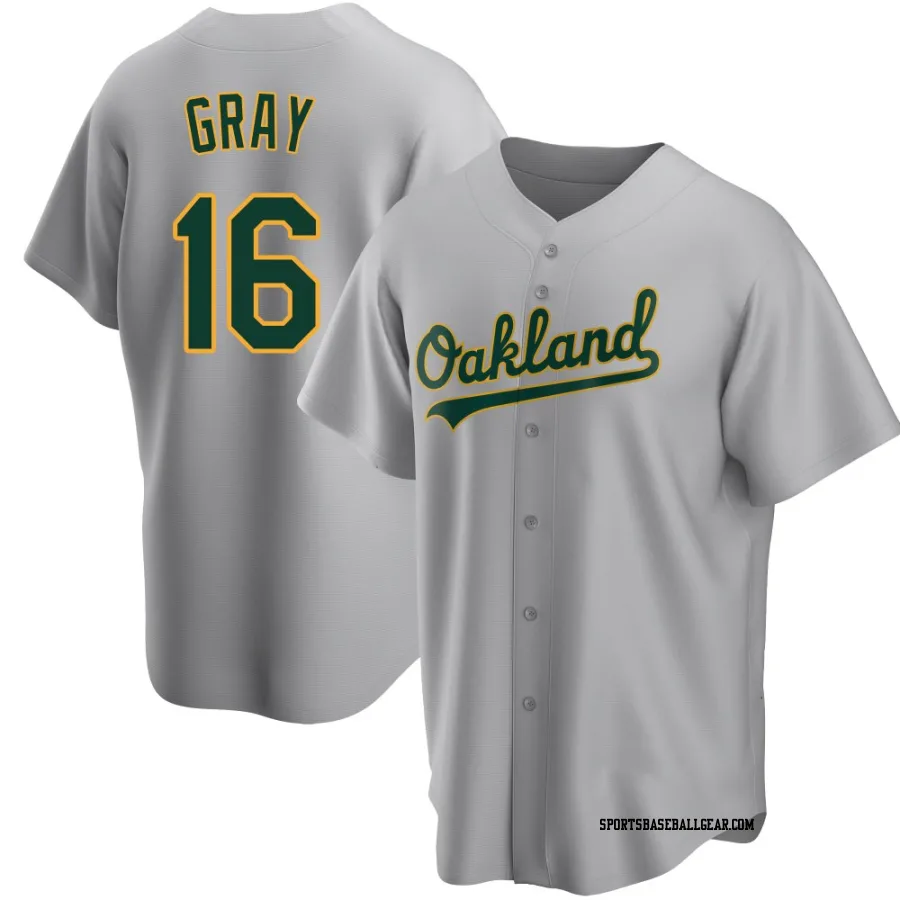 Tristan Gray Men's Oakland Athletics Gray Replica Road Jersey