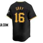 Tristan Gray Men's Pittsburgh Pirates Black Limited Alternate Jersey