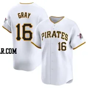 Tristan Gray Men's Pittsburgh Pirates White Limited Home Jersey