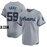 Tristan Gray Youth Miami Marlins Gray Limited Road Jersey