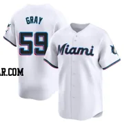 Tristan Gray Youth Miami Marlins White Limited Home Jersey