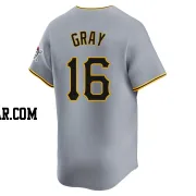 Tristan Gray Youth Pittsburgh Pirates Gray Limited Away Jersey