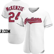 Triston McKenzie Men's Cleveland Guardians White Authentic Home Jersey