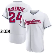 Triston McKenzie Men's Cleveland Guardians White Authentic Home Jersey