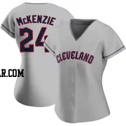 Triston McKenzie Women's Cleveland Guardians Gray Authentic Road Jersey