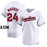 Triston McKenzie Youth Cleveland Guardians White Limited Home Jersey