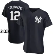 Troy Tulowitzki Men's New York Yankees Navy Authentic Alternate Jersey