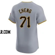 Tsung-Che Cheng Men's Pittsburgh Pirates Gray Elite Road Jersey