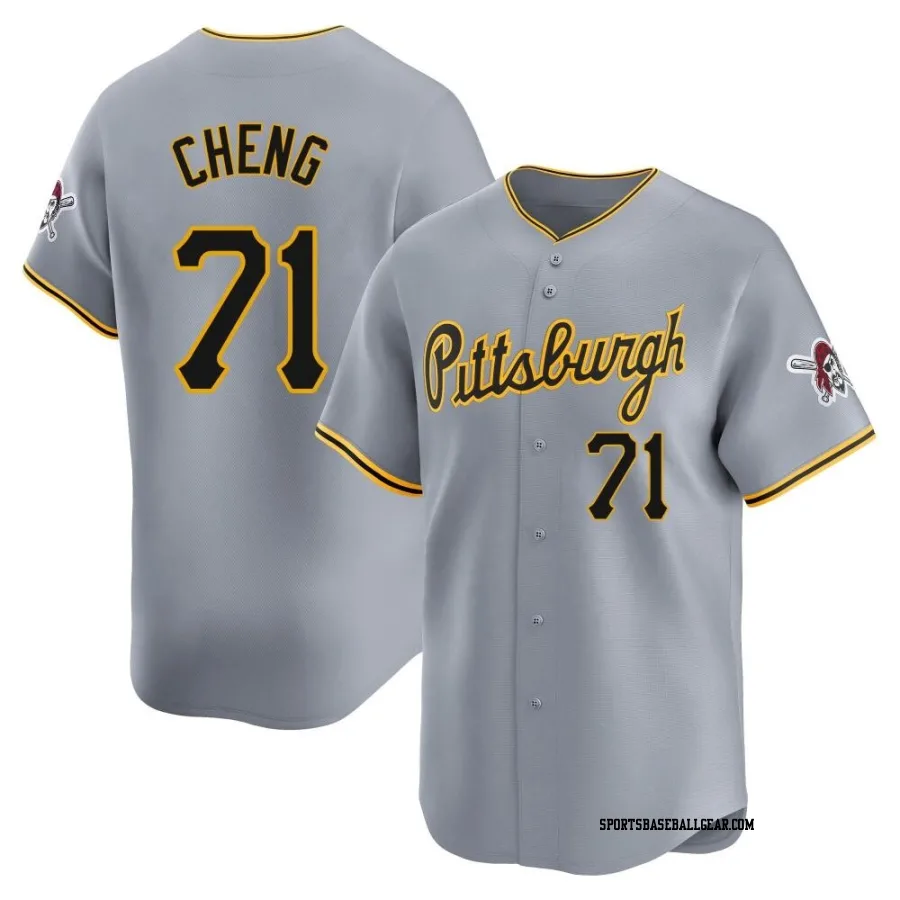 Tsung-Che Cheng Men's Pittsburgh Pirates Gray Limited Away Jersey