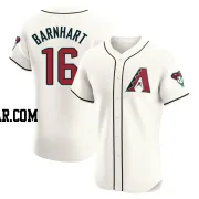 Tucker Barnhart Men's Arizona Diamondbacks Cream Elite Home Jersey