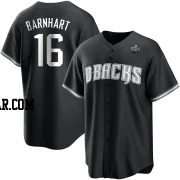 Tucker Barnhart Men's Arizona Diamondbacks White Replica Black 2023 World Series Jersey