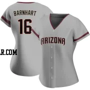 Tucker Barnhart Women's Arizona Diamondbacks Gray Authentic Road Jersey