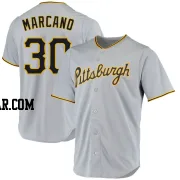 Tucupita Marcano Men's Pittsburgh Pirates Gray Replica Road Jersey