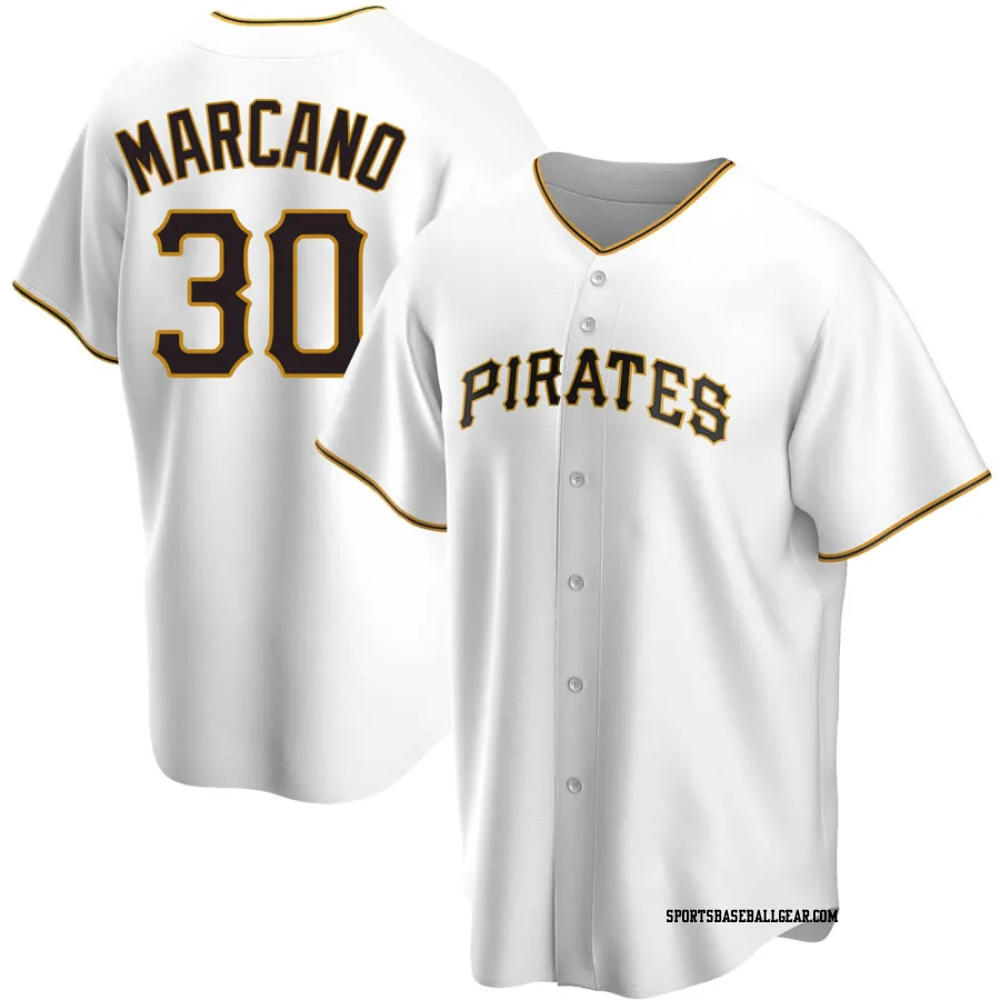 Tucupita Marcano Men's Pittsburgh Pirates White Replica Home Jersey