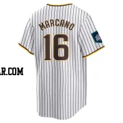 Tucupita Marcano Men's San Diego Padres White Replica 2024 World Tour Seoul Series Home Jersey