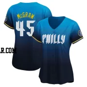 Tug McGraw Women's Philadelphia Phillies Blue Limited 2024 City Connect Jersey