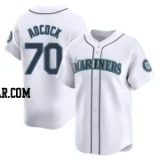 Ty Adcock Men's Seattle Mariners White Limited Home Jersey