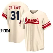 Ty Buttrey Youth Los Angeles Angels Cream Replica 2022 City Connect Jersey