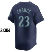 Ty France Men's Seattle Mariners Navy Limited Road Jersey