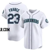 Ty France Men's Seattle Mariners White Limited Home Jersey