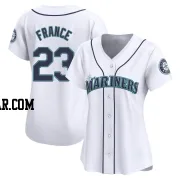 Ty France Women's Seattle Mariners White Limited Home Jersey