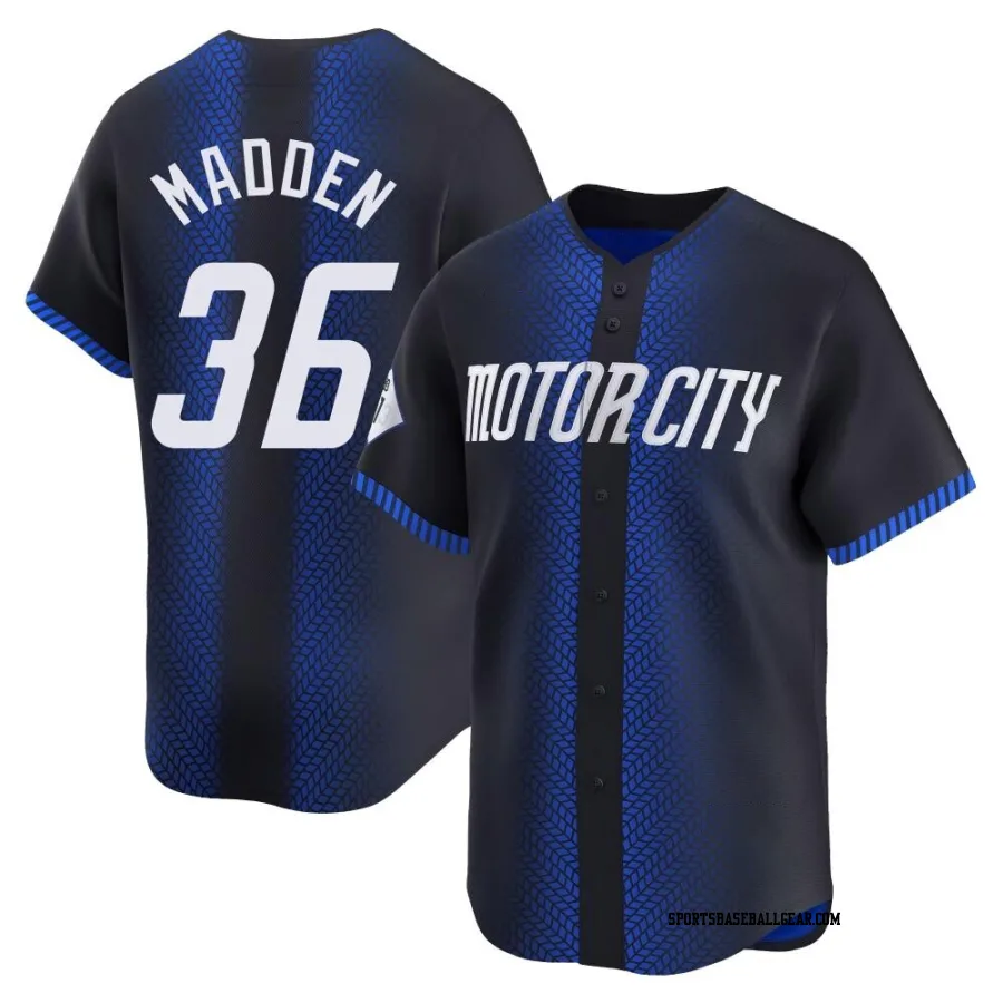 Ty Madden Men's Detroit Tigers Blue Limited 2024 City Connect Jersey