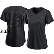 Ty Madden Women's Detroit Tigers Black Replica Pitch Fashion Jersey