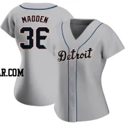 Ty Madden Women's Detroit Tigers Gray Authentic Road Jersey