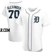 Tyler Alexander Men's Detroit Tigers White Authentic Home Jersey