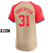 Tyler Anderson Men's Los Angeles Angels Cream Elite American League 2024 All-Star Game Jersey