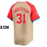 Tyler Anderson Men's Los Angeles Angels Cream Limited American League 2024 All-Star Game Jersey