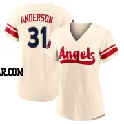 Tyler Anderson Women's Los Angeles Angels Cream Replica 2022 City Connect Jersey