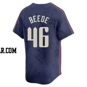 Tyler Beede Men's Cleveland Guardians Navy Limited 2024 City Connect Jersey