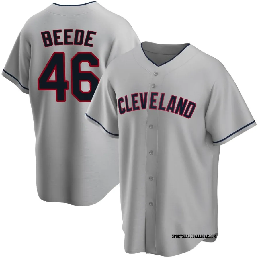 Tyler Beede Youth Cleveland Guardians Gray Replica Road Jersey