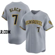 Tyler Black Men's Milwaukee Brewers Gray Limited Away Jersey