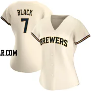 Tyler Black Women's Milwaukee Brewers Cream Authentic Home Jersey