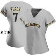 Tyler Black Women's Milwaukee Brewers Gray Authentic Road Jersey