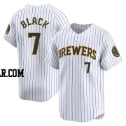 Tyler Black Youth Milwaukee Brewers White Limited Alternate Jersey