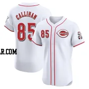 Tyler Callihan Men's Cincinnati Reds White Elite Home Jersey