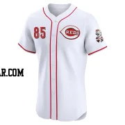 Tyler Callihan Men's Cincinnati Reds White Elite Home Jersey