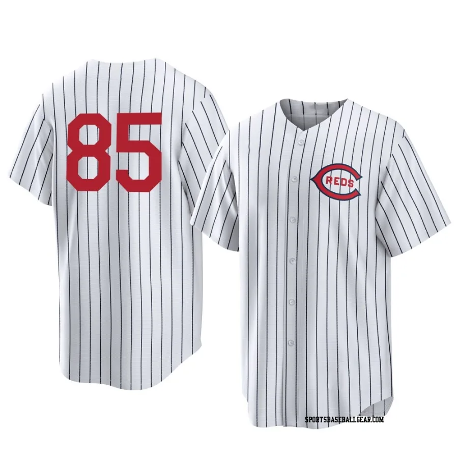 Tyler Callihan Youth Cincinnati Reds White Replica 2022 Field Of Dreams Jersey